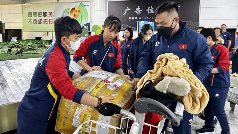Vietnam arrive in China for AFC Women’s Futsal Championship